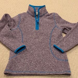 Girl’s Purple knit with Blue Accents